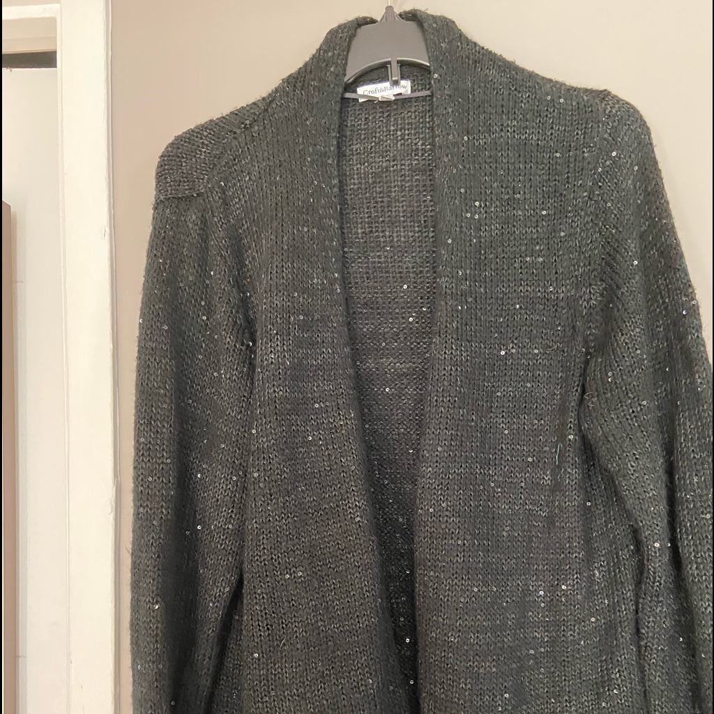 Black Sequins Cardigans
